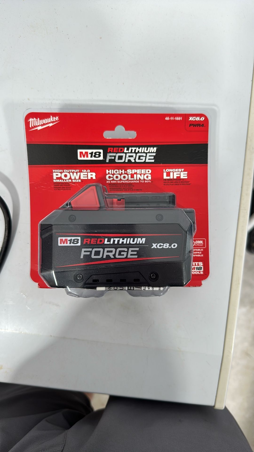 Milwaukee M18 Red Lithium Forge XC 8.0