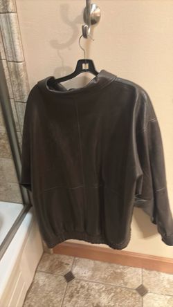 Brown Leather Jacket (XL)