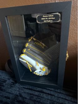 Signed Jason Adam glove