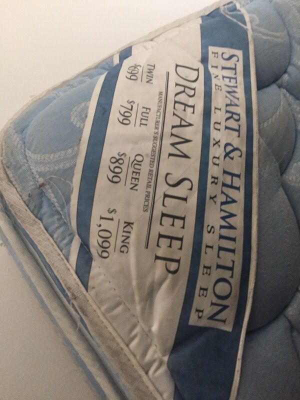 Stewart and Hamilton Dream Sleep Queen Mattress