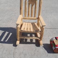 All Wood Rocking Chair Kids
