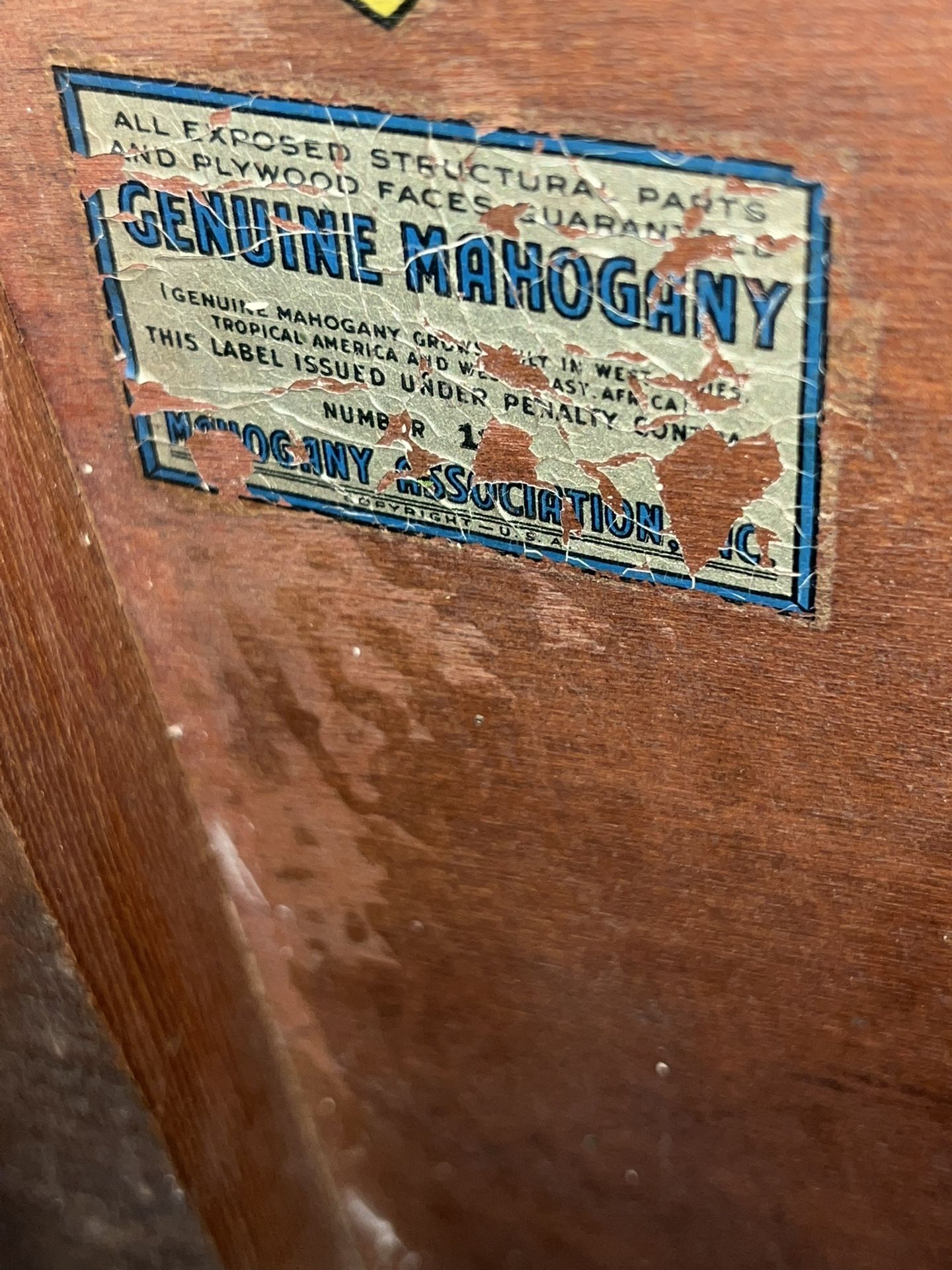 Vintage 3 Tier Mahogany Table