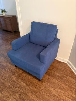 Blue Color single sofa chair