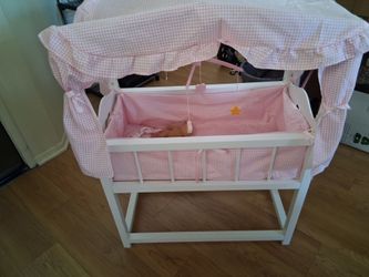 Wooden Babydoll Furniture and Stroller