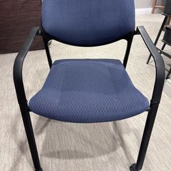 Blue Office Chairs On Wheels