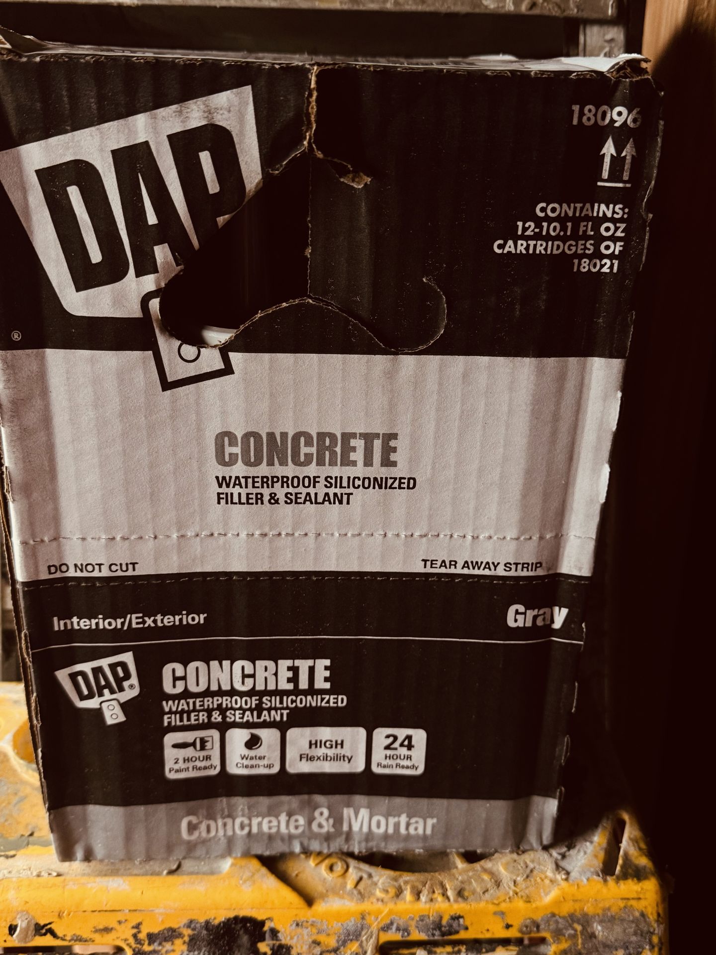 CONCRETE WATERPROOF SILICONIZED FILLER & SEALANT DO NOT CUT TEAR