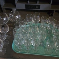 Variety Of Glasses 39 total 