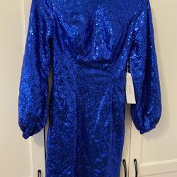 New Royal Blue Homecoming Party Dress