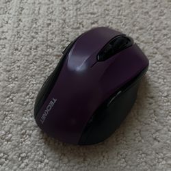 Purple USB wireless mouse 
