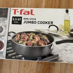 New T-Fal 5.5 Qt Jumbo Cooker