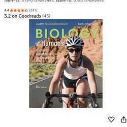 Biology Of Humans 6th Edition Judith Goodenough