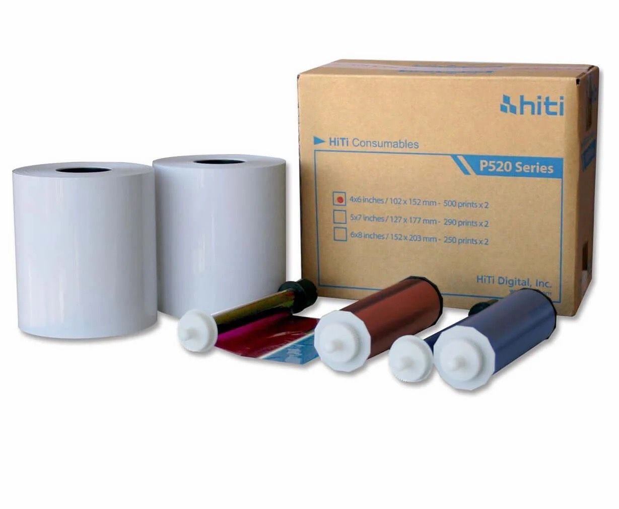 HiTi P520L & P525L 4 x 6" Print Kit (1000 Prints)