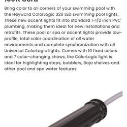 Pool/Spa Light- ColorLogic LED 100’ 