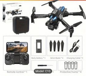 DRONE, BRAND NEW, 4k triple cameras, Foldable, With 3 Adjustable Cameras.