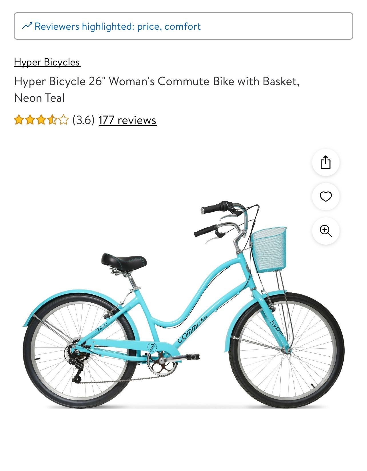 Women’s hyper 26’ Bike