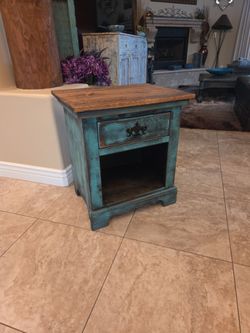 Southwest style side table
