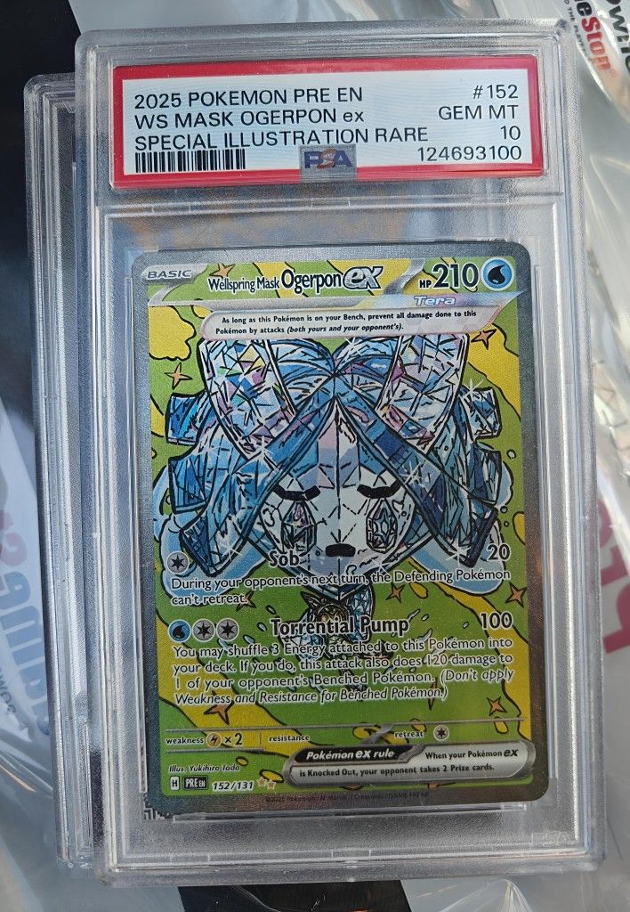 Pokemon Prismatic WS  Mask Ogerpon #152 Slab