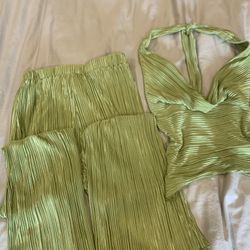 Dressy Halter With Pant Set