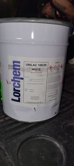 Lorchem Unilac 100/20 White Pre Cat Top Coat 5 Gallons