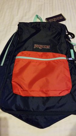 New Jansport Fuser Backpack bag Two packs in one Navey/Coral