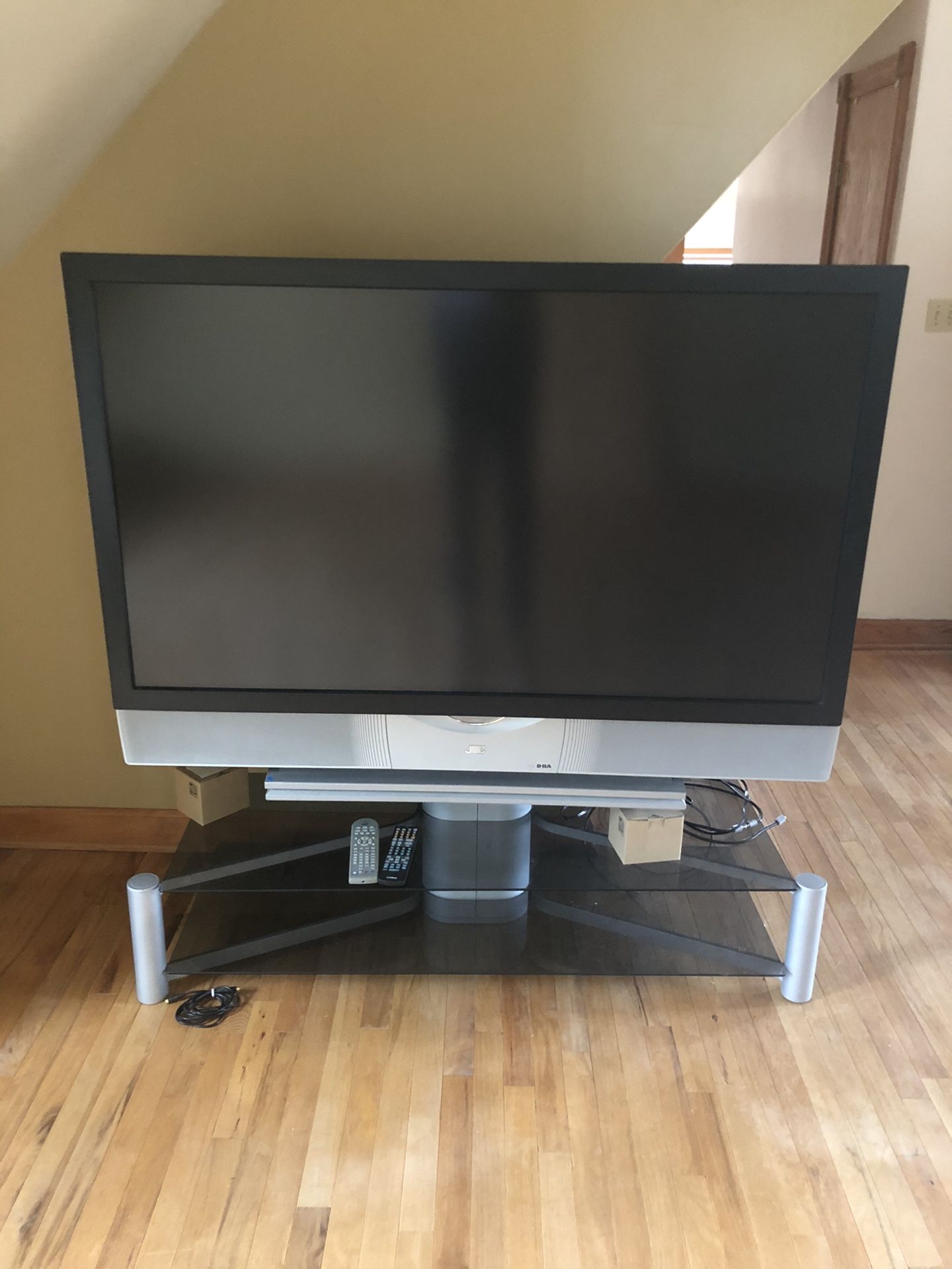 FREE! 61” TV w/ Stand