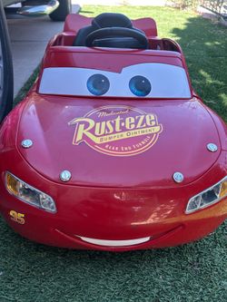 6v lightning mcqueen ride on car