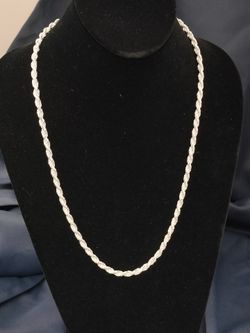 925 Rope Chain, Torsal De Plata