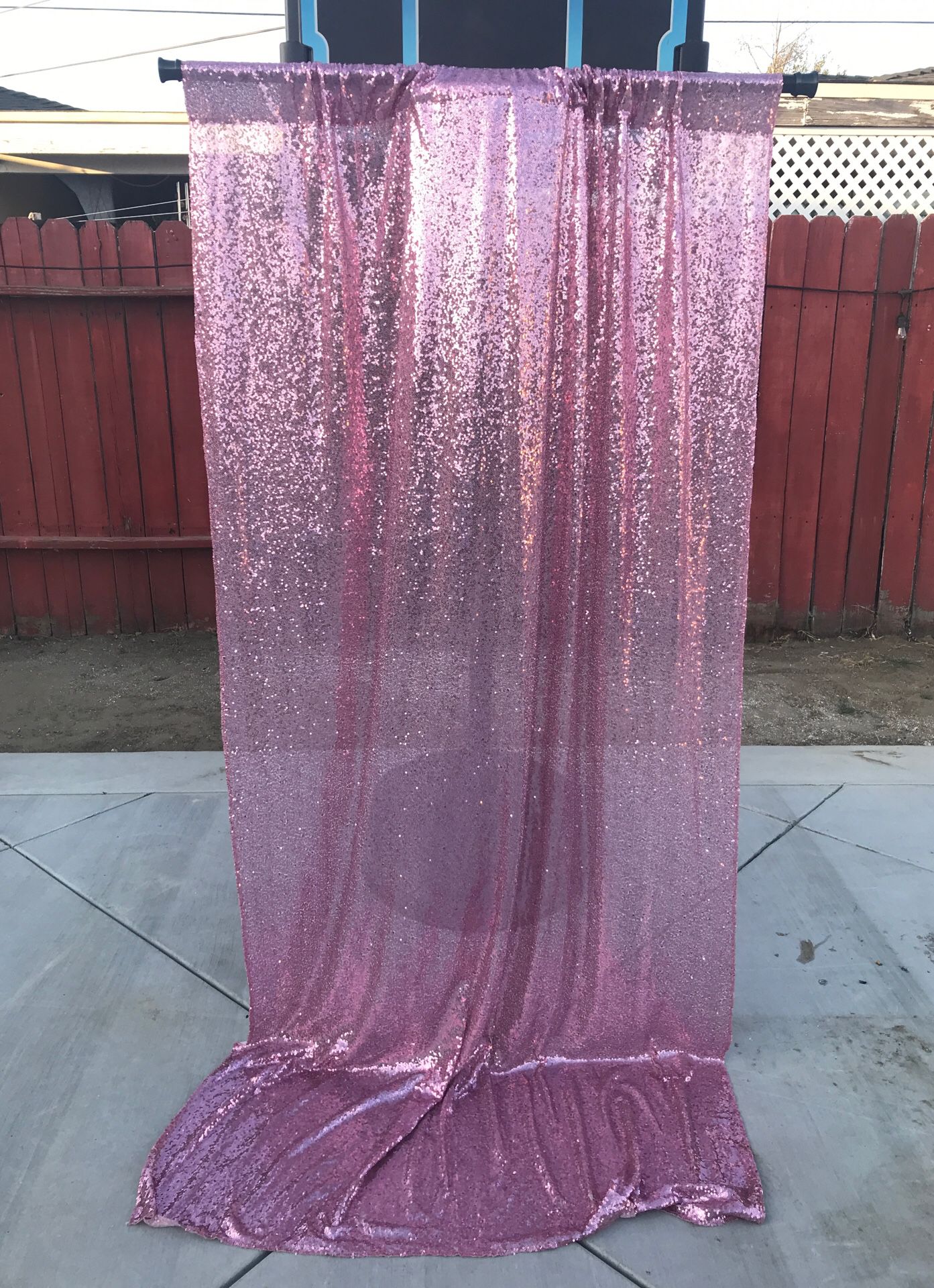Pink sequins backdrop 3x 10