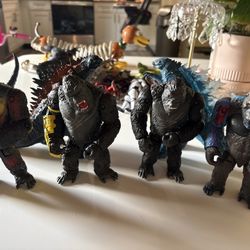 King King Vs Godzilla Figure Lot