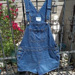 WOMEN'S SIZE LARGE OLD NAVY SHORTS OVERALLS 