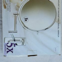 5x wall mouth swivel mirror