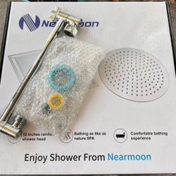 Near moon 12” Round Rainfall Shower Head
