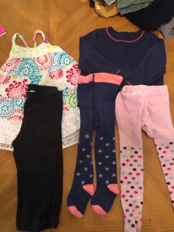 GIRLS SIZE 12-18 months dress leggings sweater