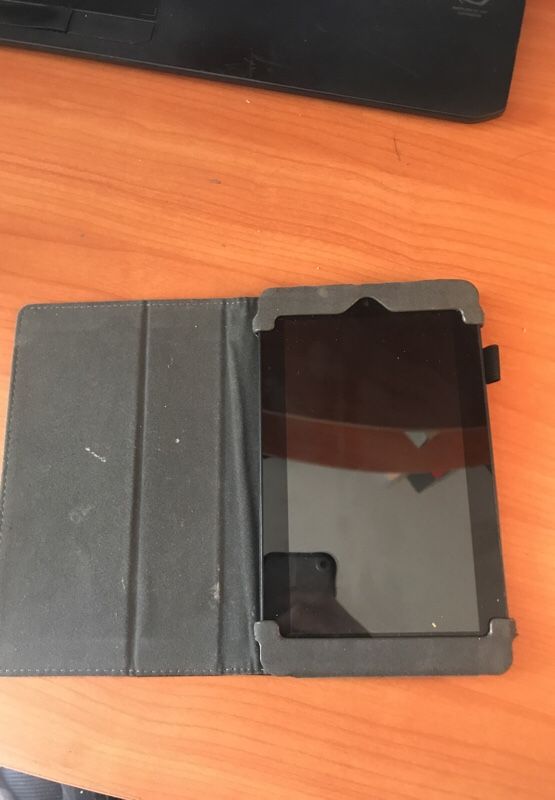 Kindle fire with case