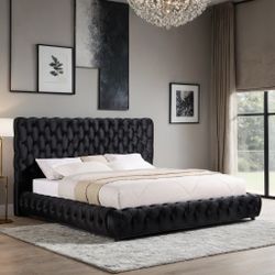 Bream Black Platform Bed-king Size 🔥📲😍💕✅🚛