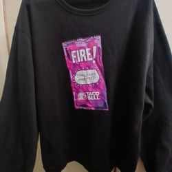 Taco Bell Exclusive " Challenge Accepted" Sweatshirt