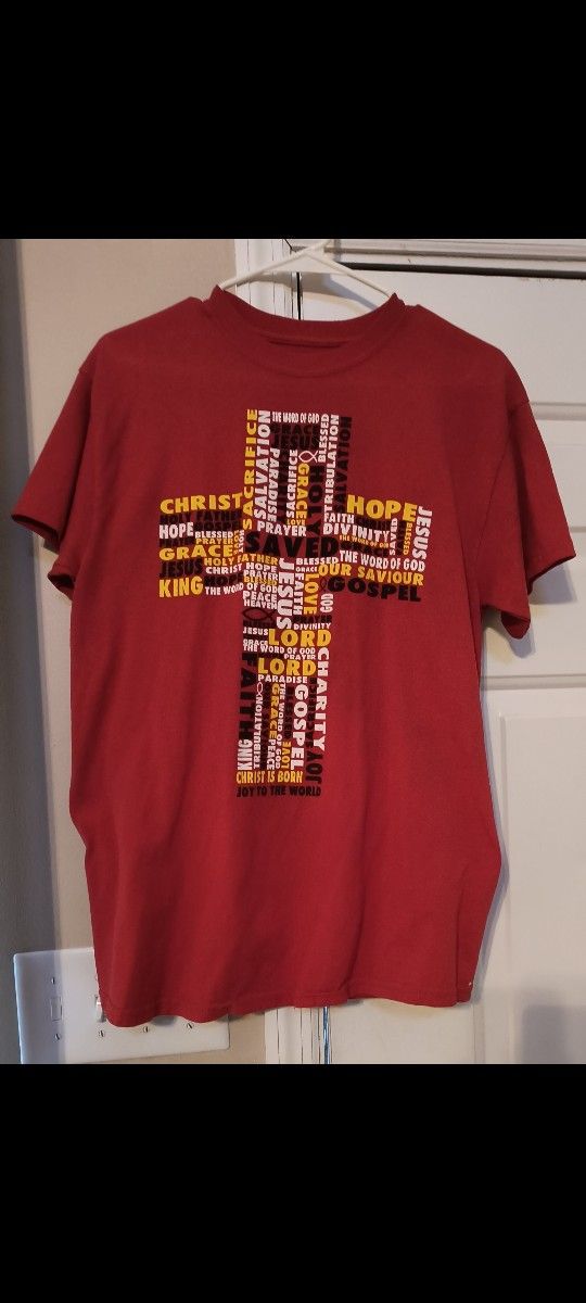 Adult size medium Jesus description shirt