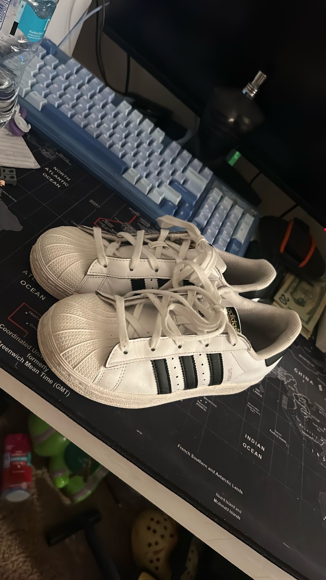 Adidas Superstars In Womans White