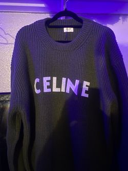 Celine Paris Knit Crewneck Sweater