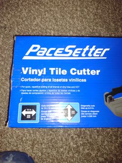 Pacesetter vinyl tile cutter outlet