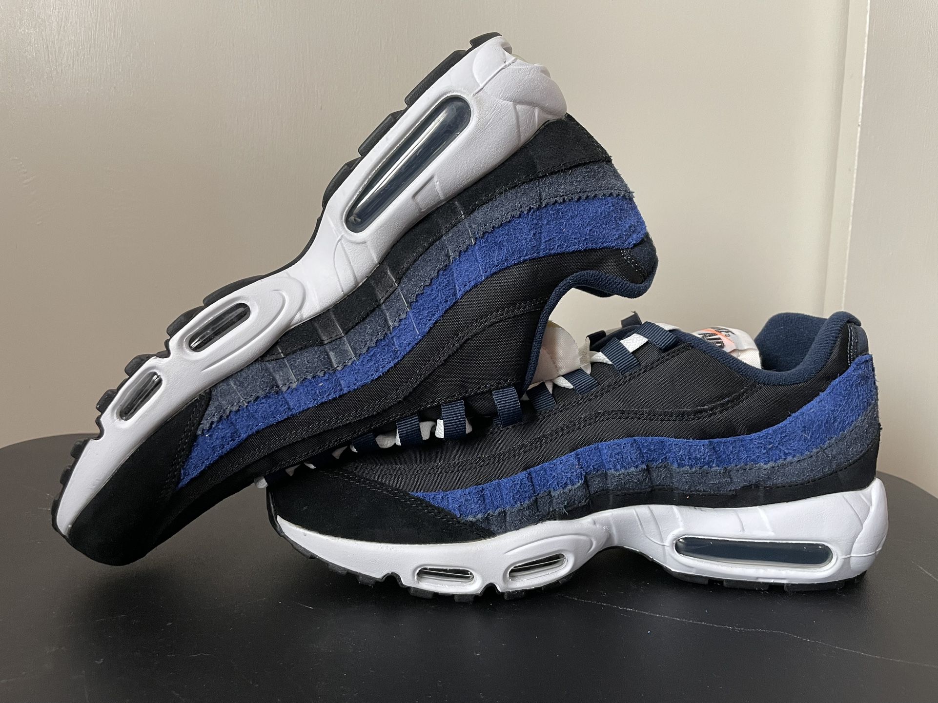 Size Nike Air Max 95 SE Shoes Running Club Black Sail