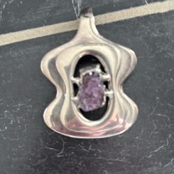Sterling Silver Amethyst D&B Denmark 