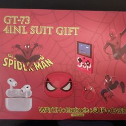 4 in 1 watch/game/earbuds/case