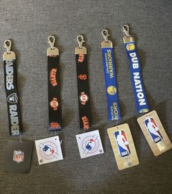 Key Chains Raiders Giants Warriors