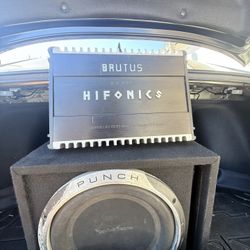 Subwoofer And Amp