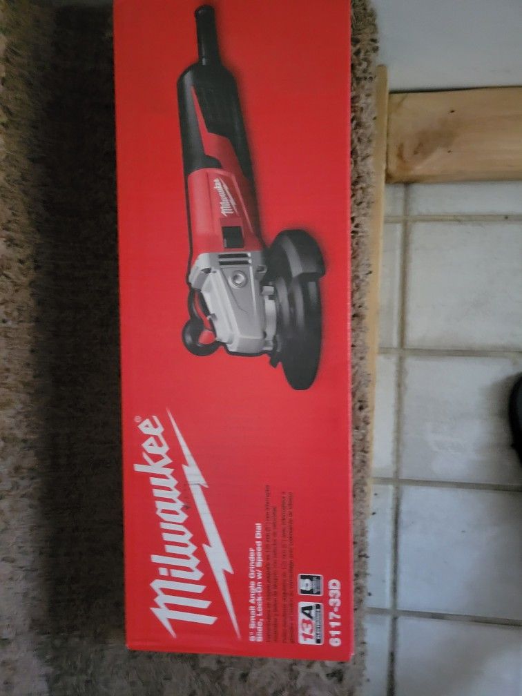 Milwaukee 5" Small Angle Grinder New