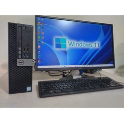Dell  i7-6700- 8GB RAM- 256GB SSD -24"screen Win 11+office