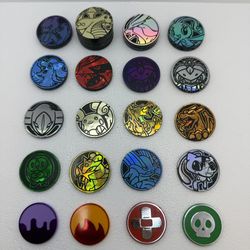 Pokémon TCG Collectible Coins (Shillings) regular - Whole lot or singles!