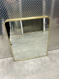 Modern Golden Mirror