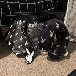 Playboy Logo Signature Tote Bag Clear Travel Set Bag